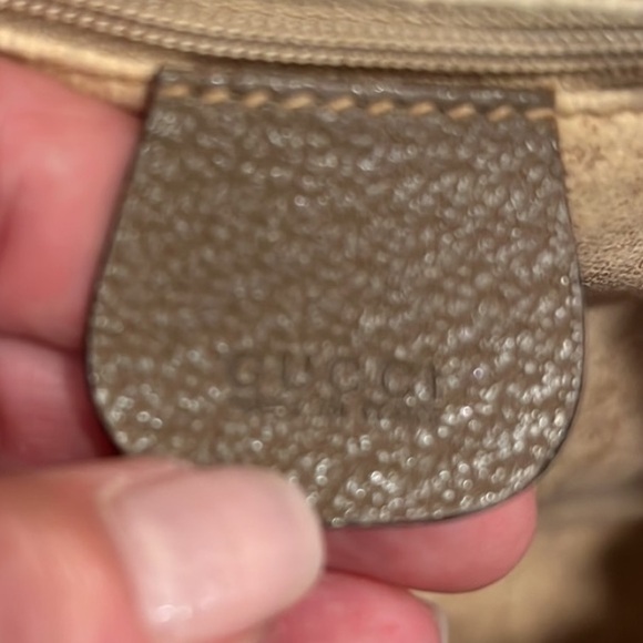 EUC Vintage Gucci Boston Satchel with Signature Stripe - Picture 7 of 9